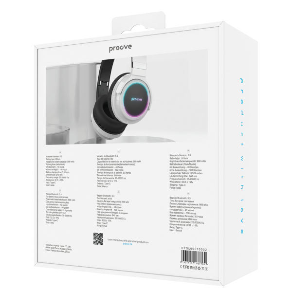 Proove Wireless Headphone Galaxy HPGL00010002 Proove Wireless Headphone Galaxy HPGL00010002